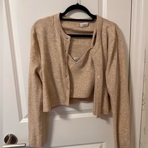 Matching Wilfred Tank and Cardigan (M)